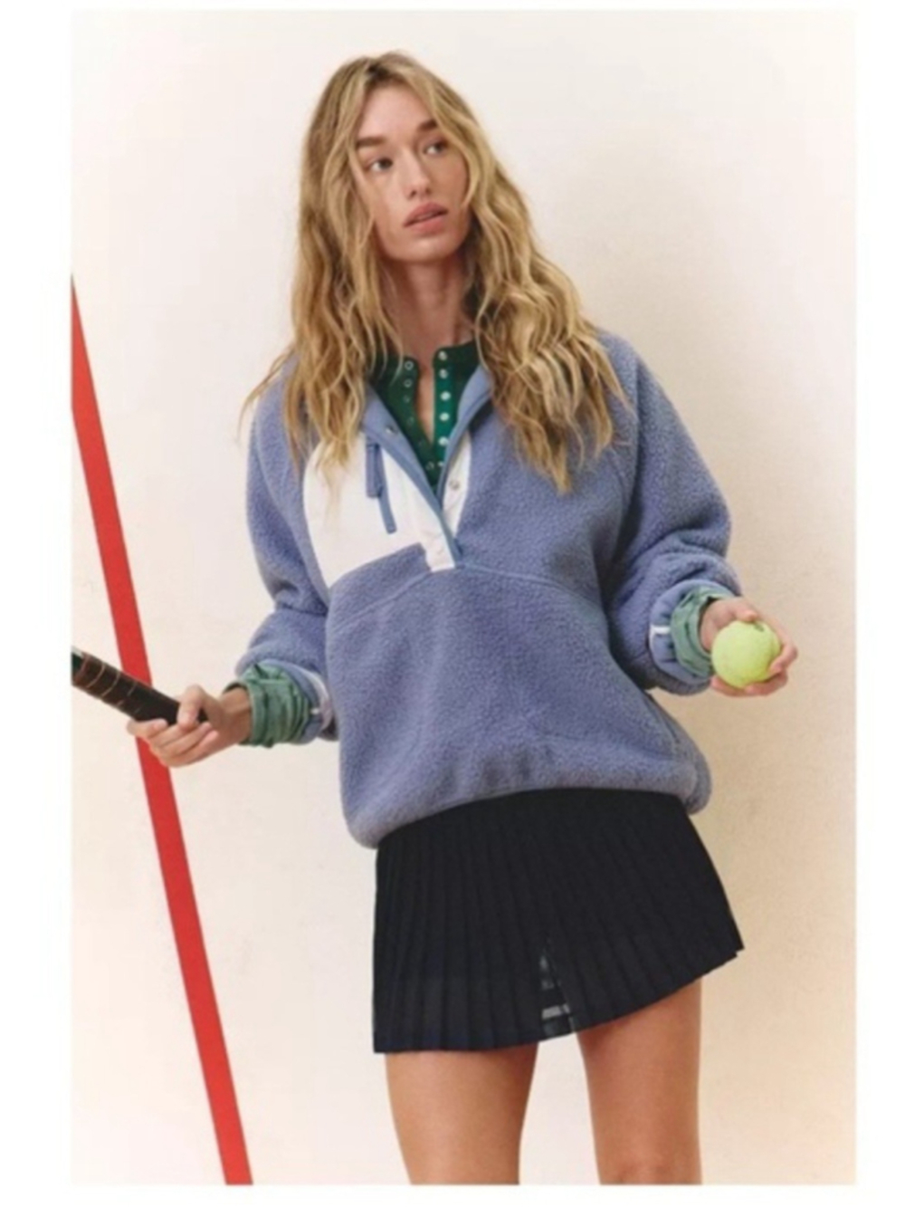 Free People Movement Rally Ruffle Mini Skirt Tennis Pickleball Navy Size XS/S NW